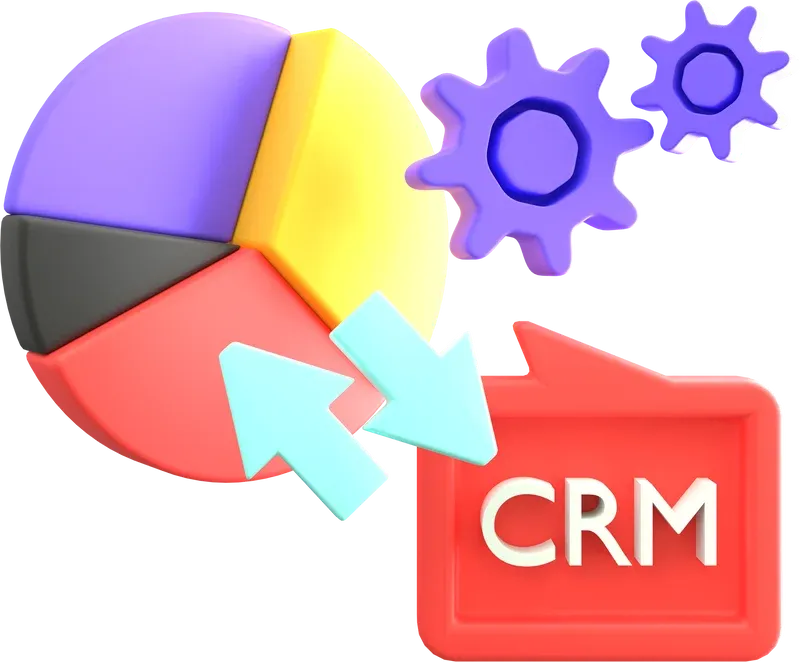 CRM agency hero illustration