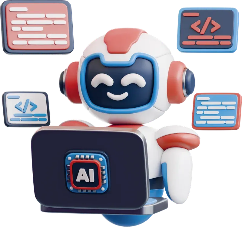 AI agency hero illustration