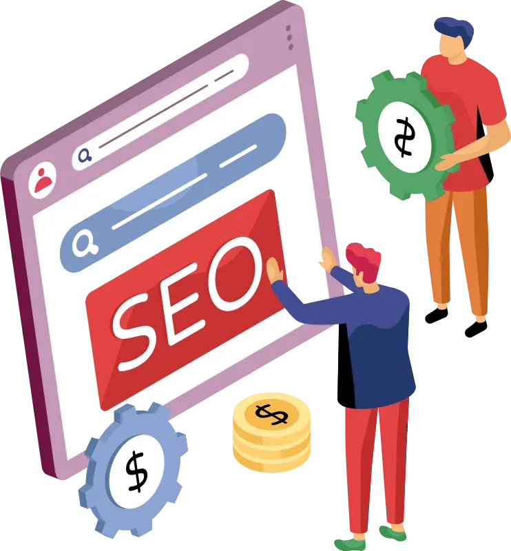 SEO agency hero illustration